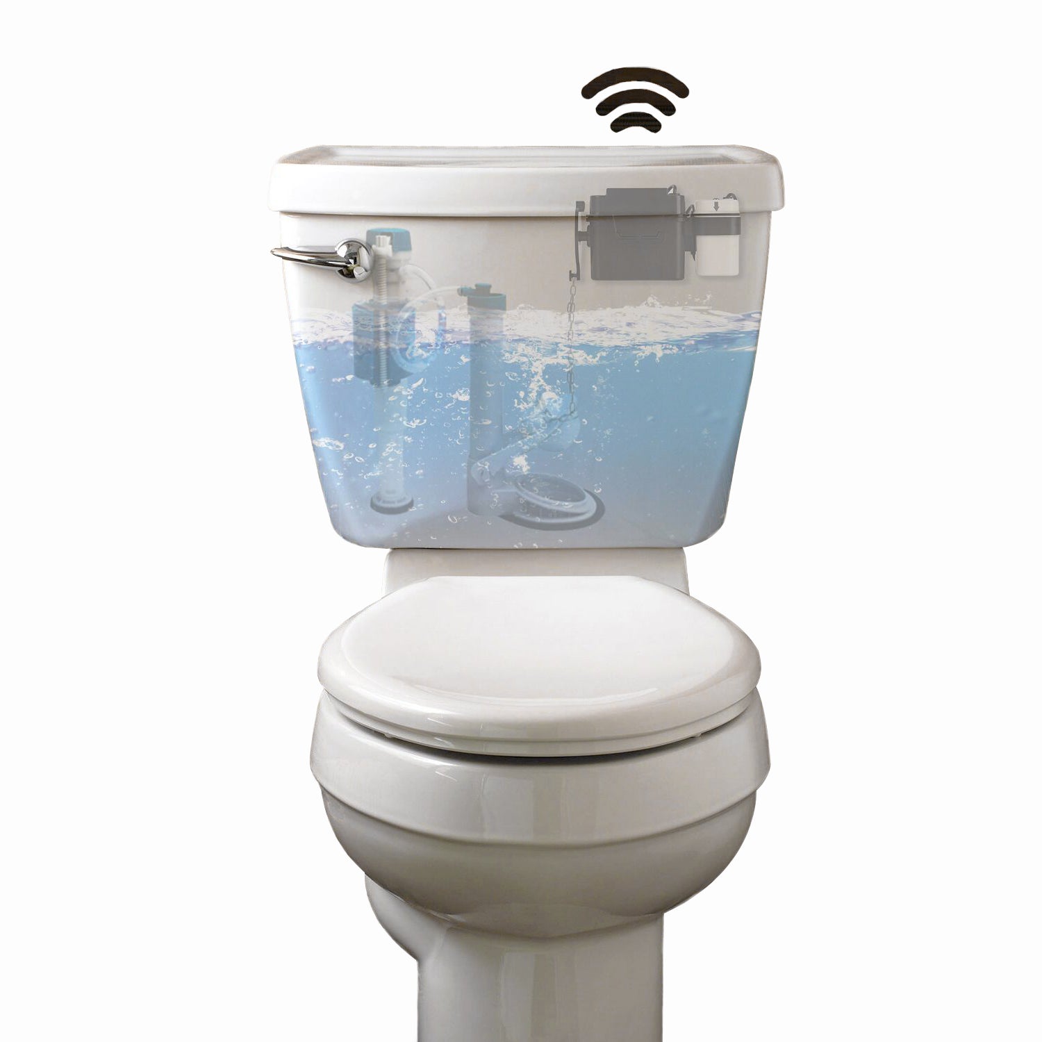 2023 Upgraded Touchless Toilet Flush Kit, Automatic Toilet Flusher, Hands  Free External Infrared Sensor Toilet Flusher, IPX5 Waterproof Automatic