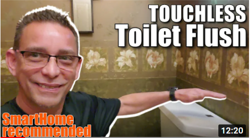 Smart Toilet | Touchless Toilet Flush Kit by Techo